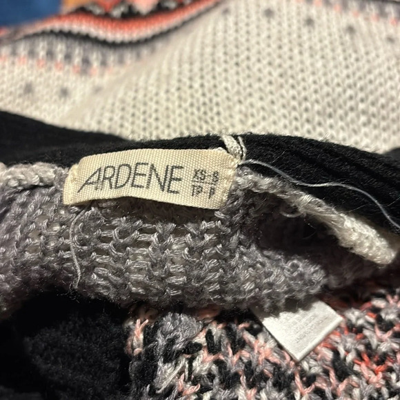 Vintage style oversized Sweater long sleeve acrylic open sweater Sz XS - Picture 3 of 14